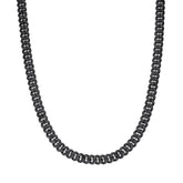 10mm Black Moissanite Miami Cuban Chain 22"
